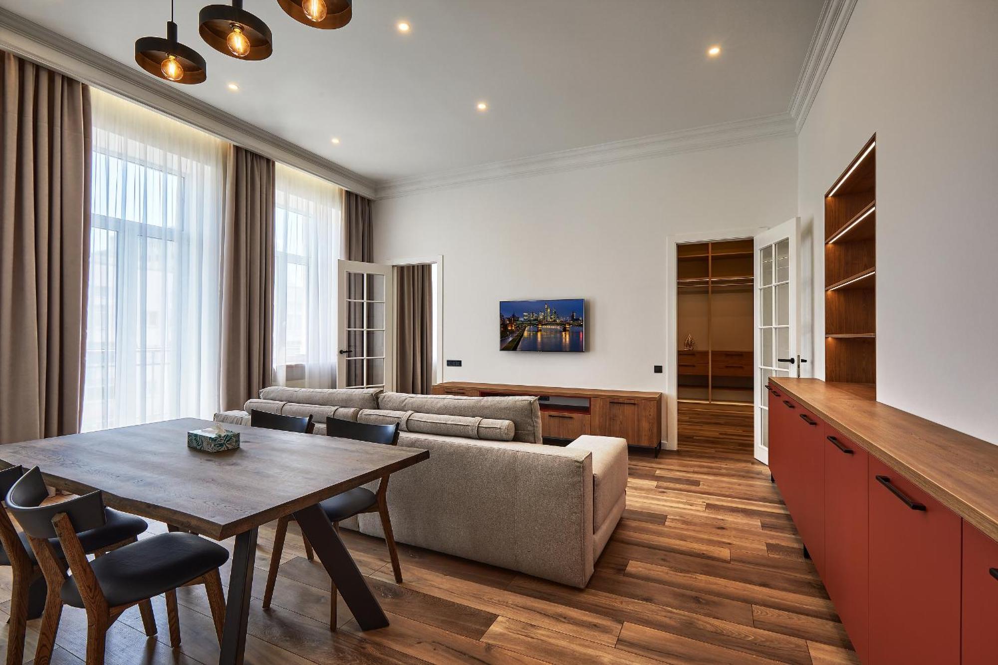 Saksaganskogo Centre Apartment Kiev Bilik gambar